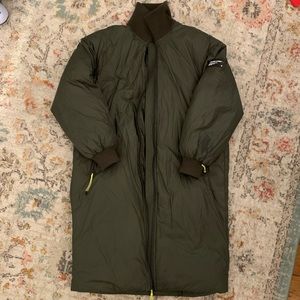 ZARA Long Bomber Coat